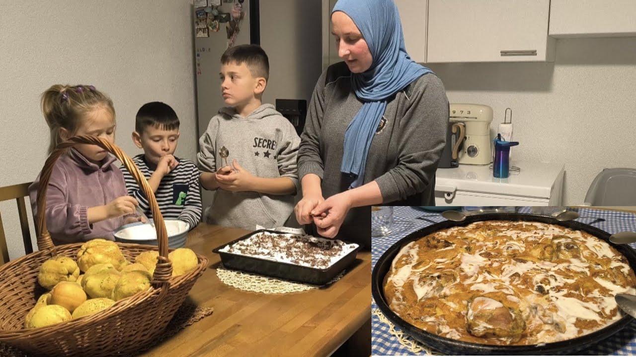 DANAS BRZA PITA OD PILETINE I ŠAMPINJONA- A ZA MAMINU DJEČICU JEDAN UKUSAN KOLAČ 💜
