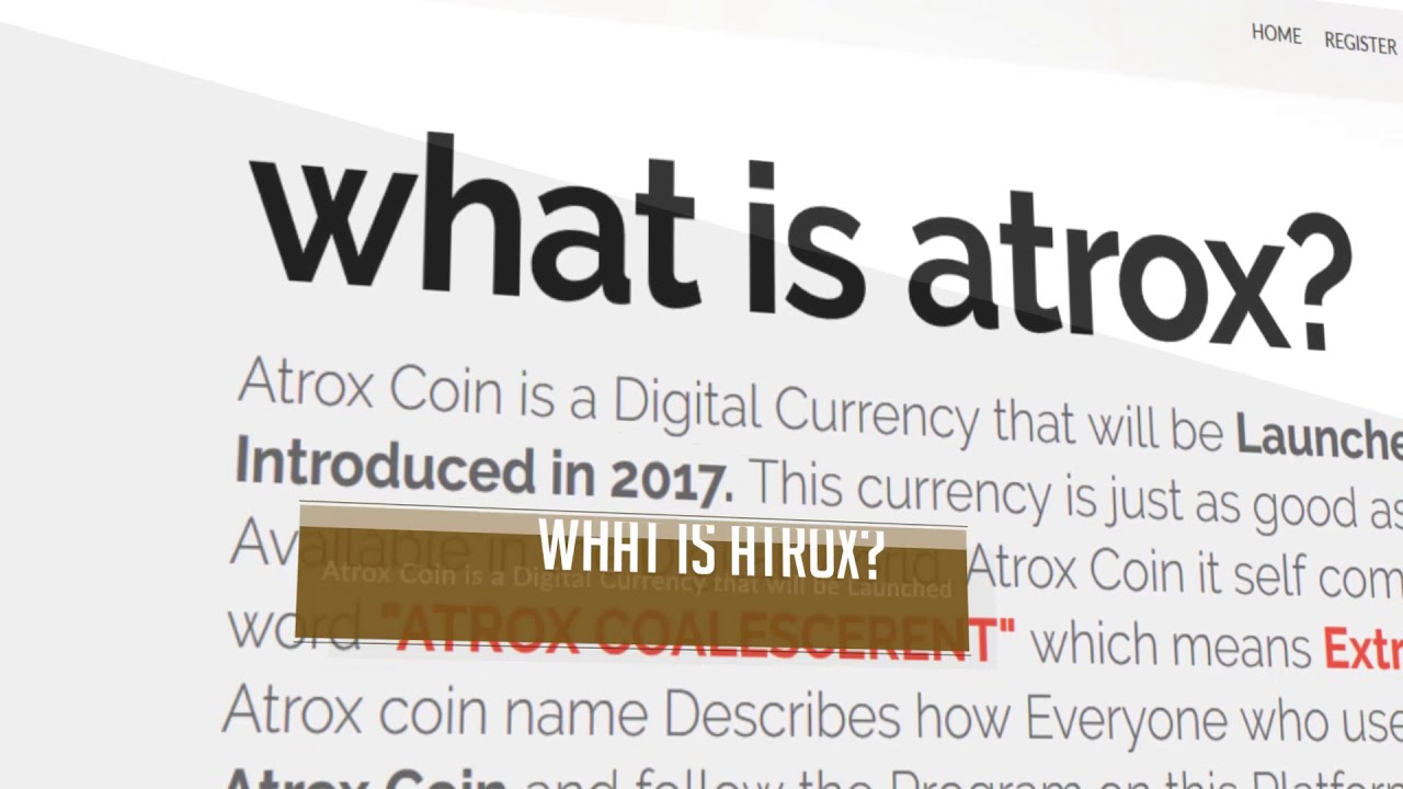 Atroxcoin - Join Us Right Now -