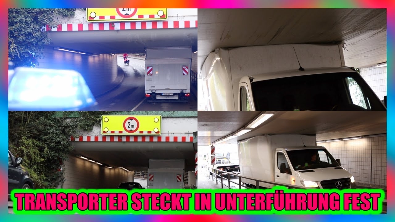++ MIETTRANSPORTER STECKT FEST ++ Immer & immer wieder bleiben hier in Weinstadt Fahrzeuge stecken