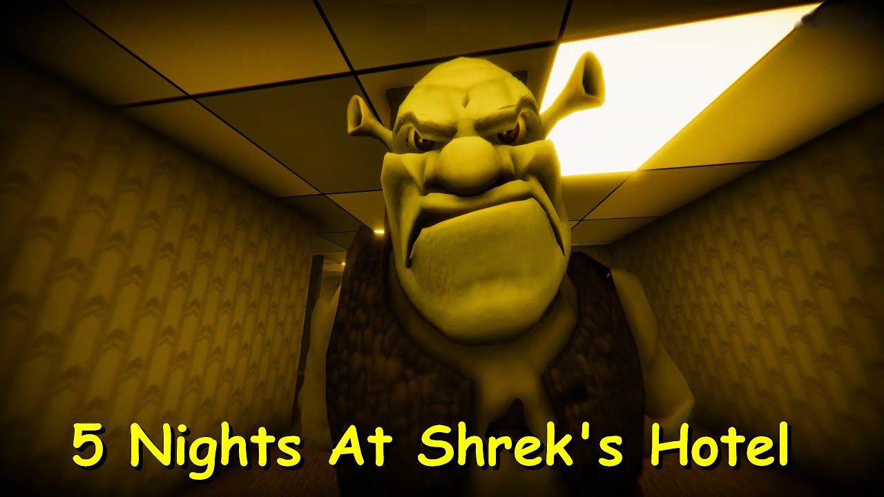 All Endings | 5 Nights At Shrek's Hotel + Secrets Gameplay