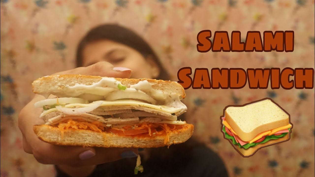 chicken salami sandwich | chicken salami sandwich recipe | salami sandwich | RECIPES OF ANJALI RAI