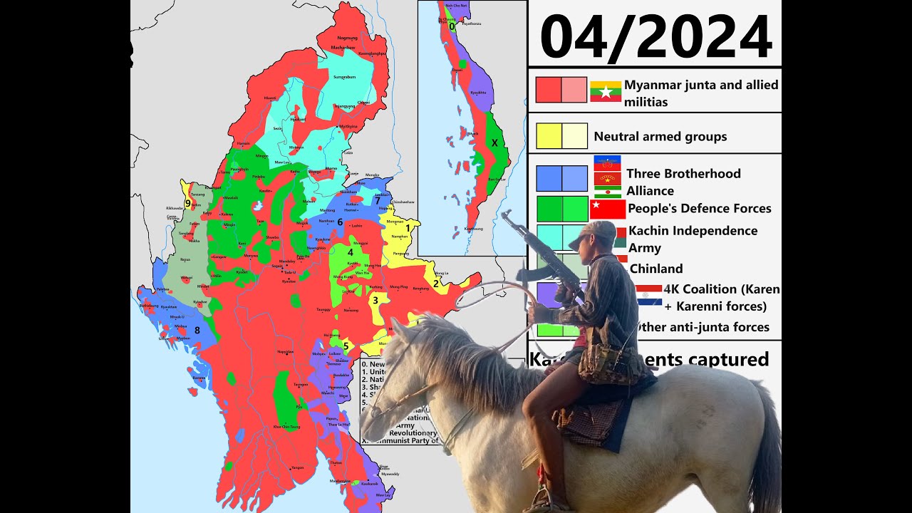 Myanmar Civil War: 2021 &ndash; 2024