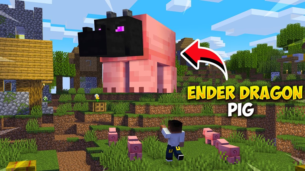 Minecraft, But Every Mobs Looks like Pig || Minecraft Mods || Minecraft gameplay