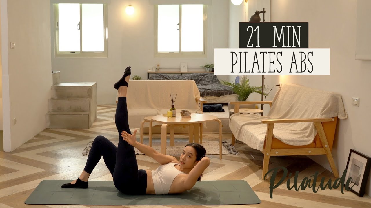 21分鐘 墊上皮拉提斯 腹部篇 | 21min pilates ab workout | Pilatude