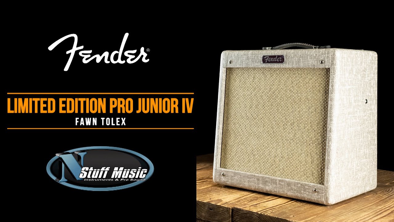 Ограниченная серия FSR Pro Junior IV от Fender — подробная демонстрация!