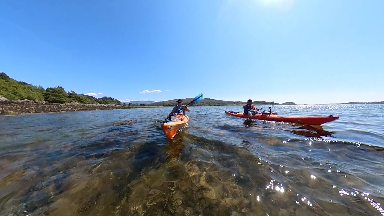 Kayaking Loch Linnhe, Linsmore Island & Castle Stalker, Highlands, Scotland