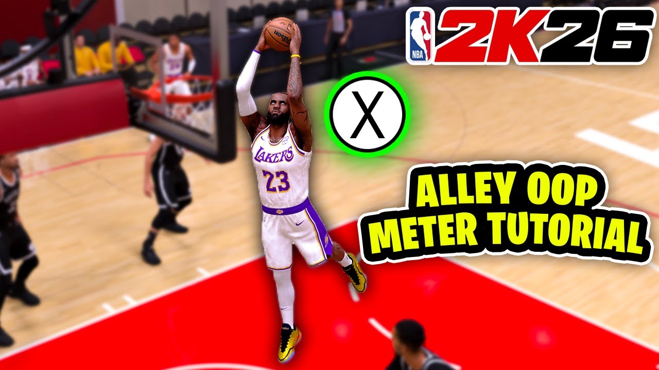 How To Time ALLEY OOP DUNK METER in NBA 2K26 (How To Catch Lobs NBA 2K26)