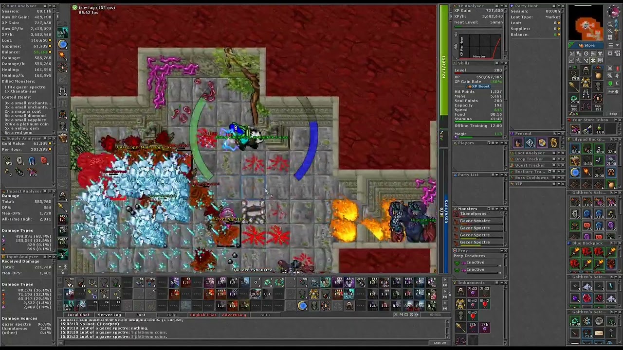 Gazer Spectre ~ SOLO MS 279 ~ 2.5kk raw xp/h