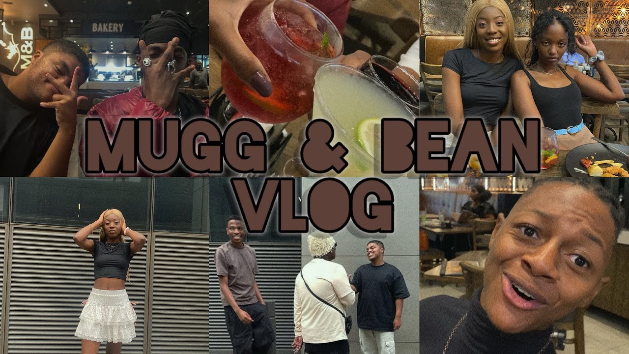VLOG | mugg&bean + birthday lunch + cocktails + Sandton + new friends + vibes | South Africa 🇿🇦