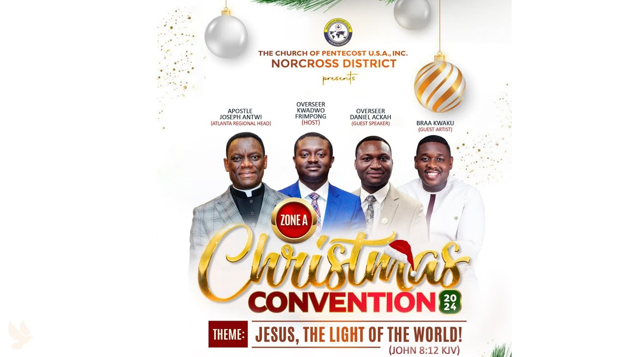 2024 Norcross District (Zone A) Christmas Convention Sunday Morning 12/22/24