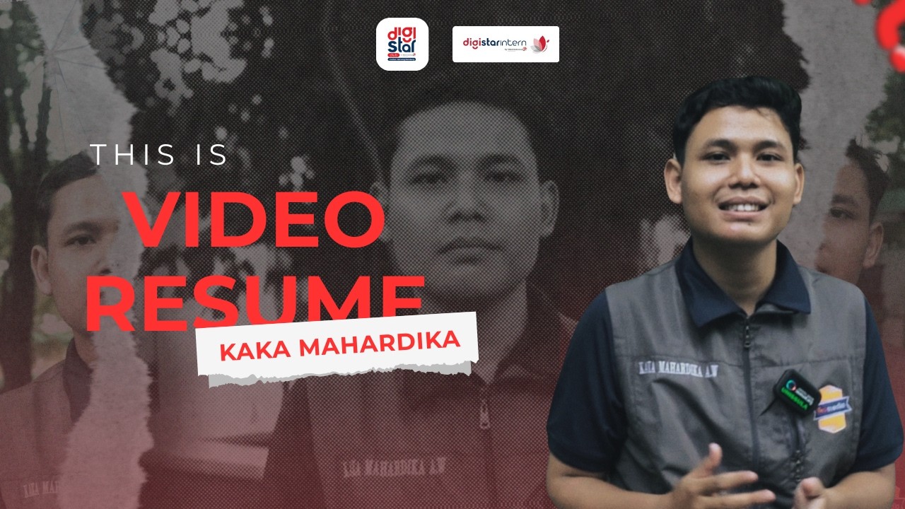 Ready for Digistar Internship Telkom | Video Resume Kaka Mahardika 2026