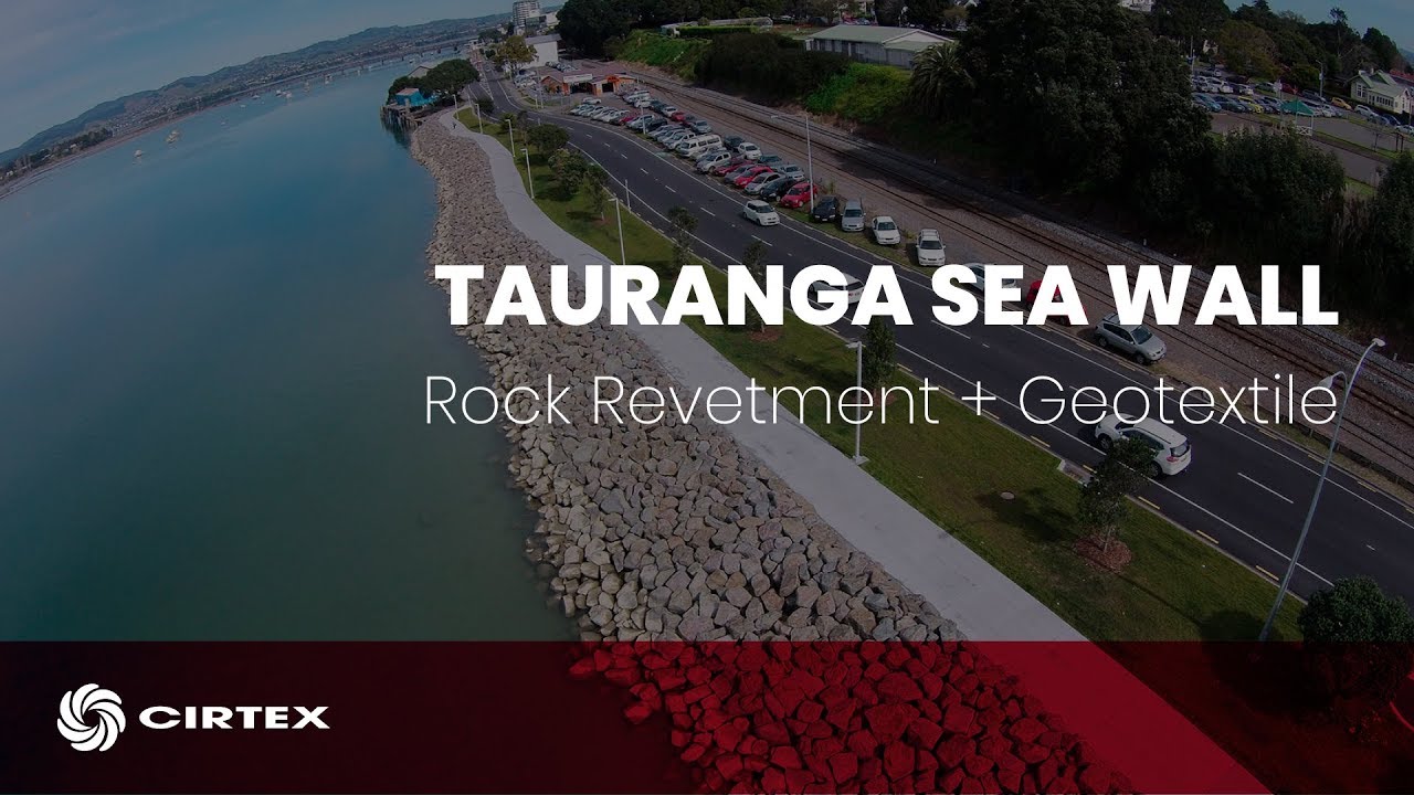 Tauranga Sea Wall - Rock Revetment