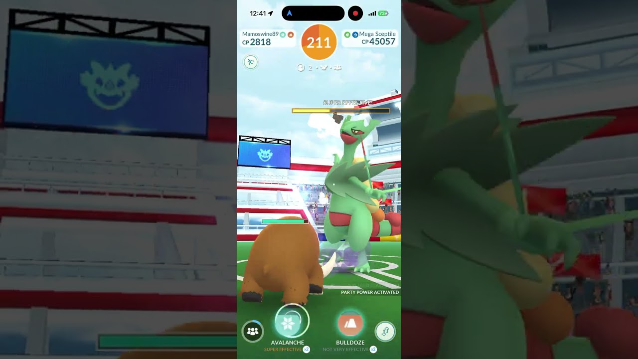 Mega Sceptile Duo Raid with budget team