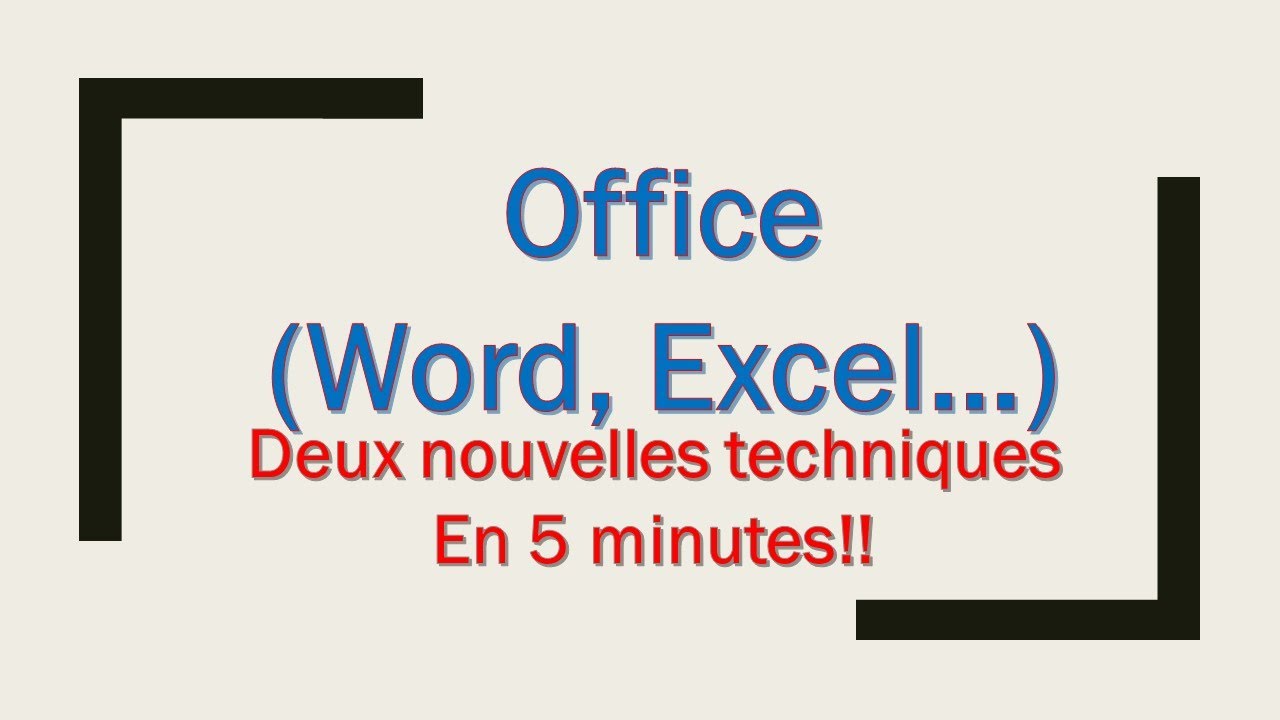en deux étapes sécuriser vos documents office من خلال تقنيتين بسيطتين قم بحماية ملفاتك