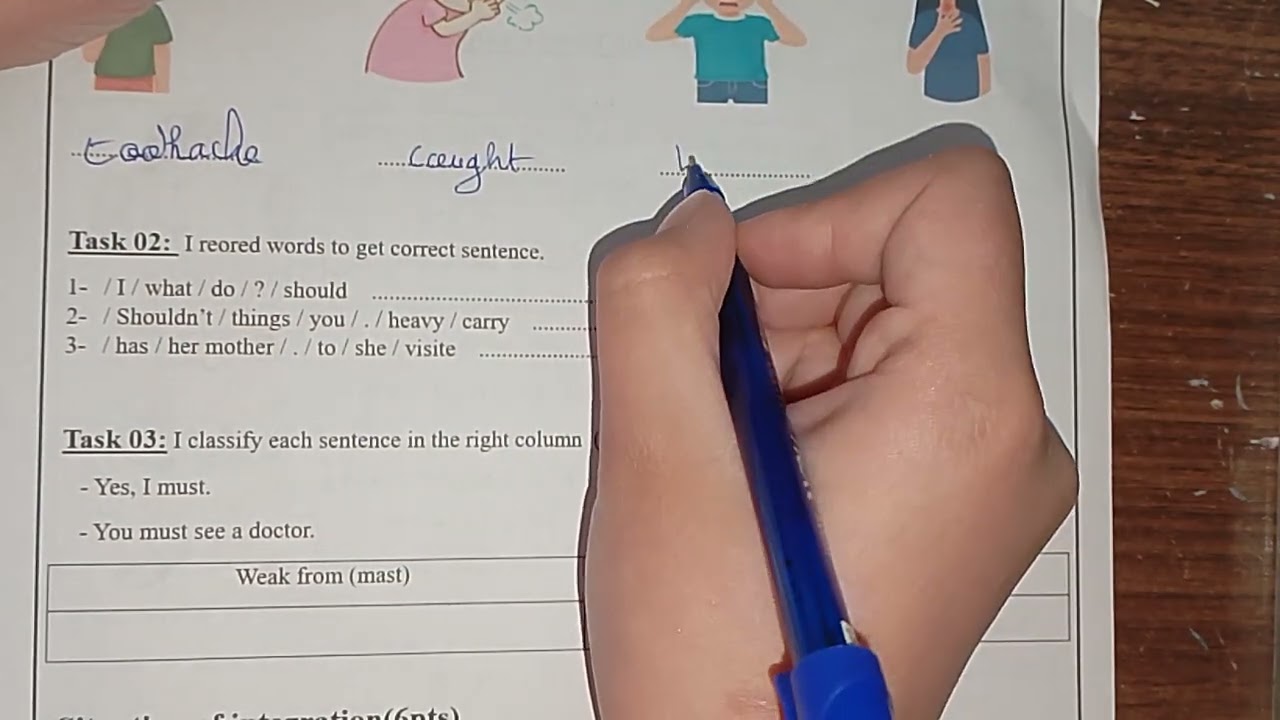 اختبار الفصل الثاني في الإنجليزية السنة الثانية متوسط 