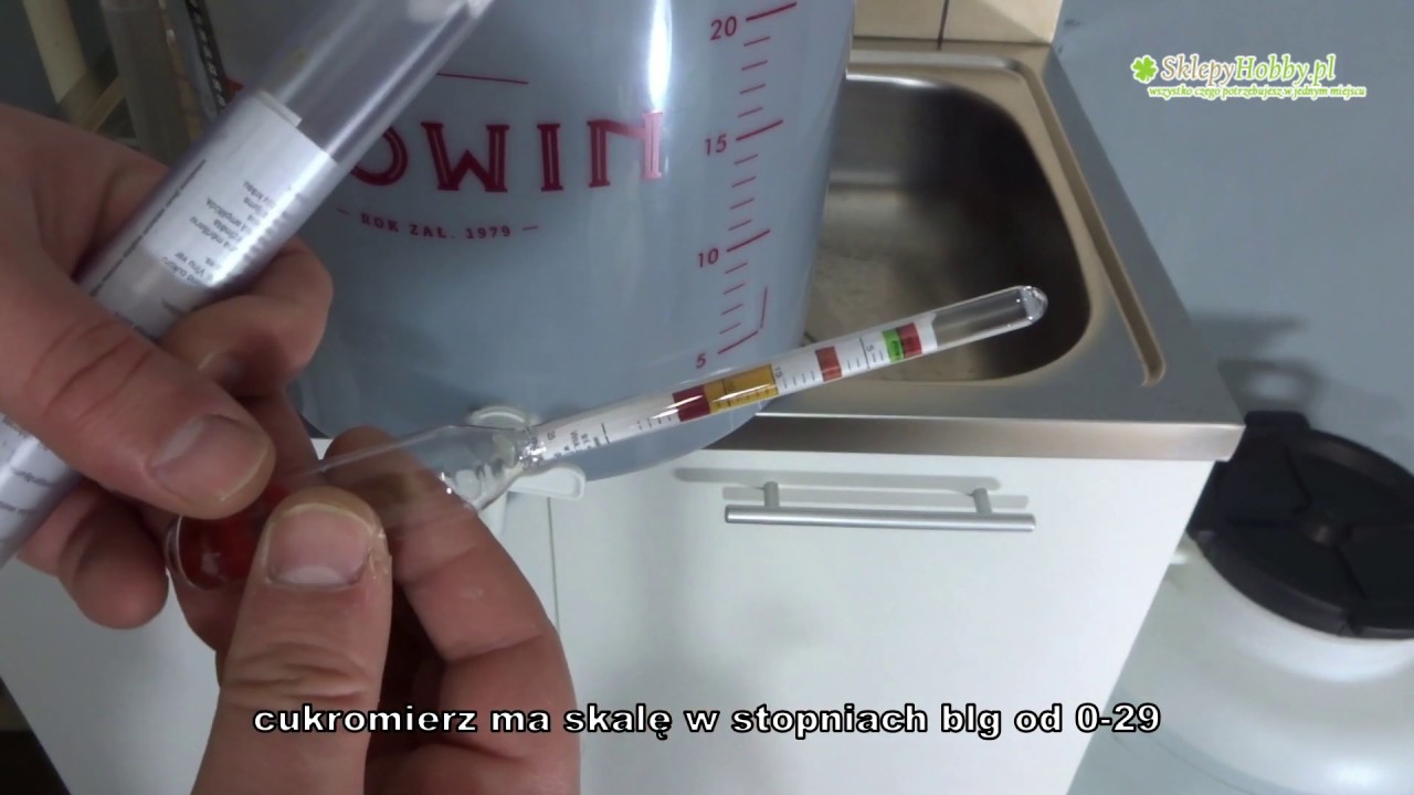 cukromierz BROWIN   jak zmierzyć alkohol w piwie czy winie