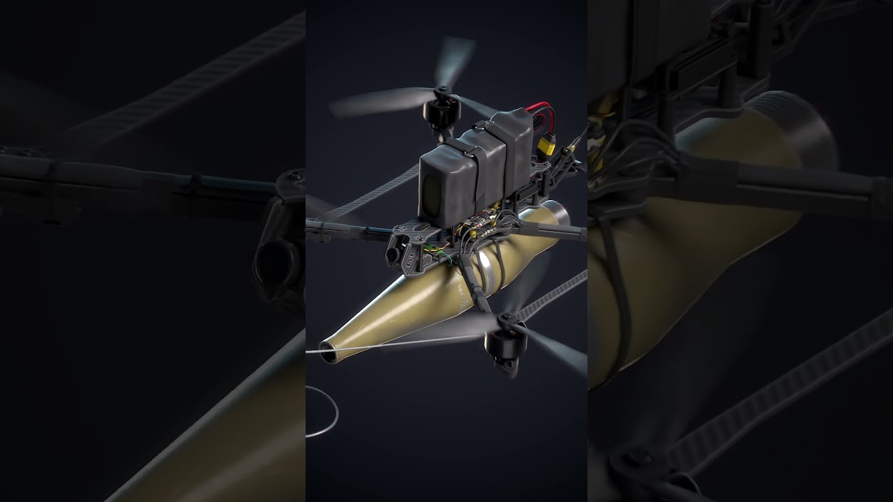 Drone Kamikaze 3D Model