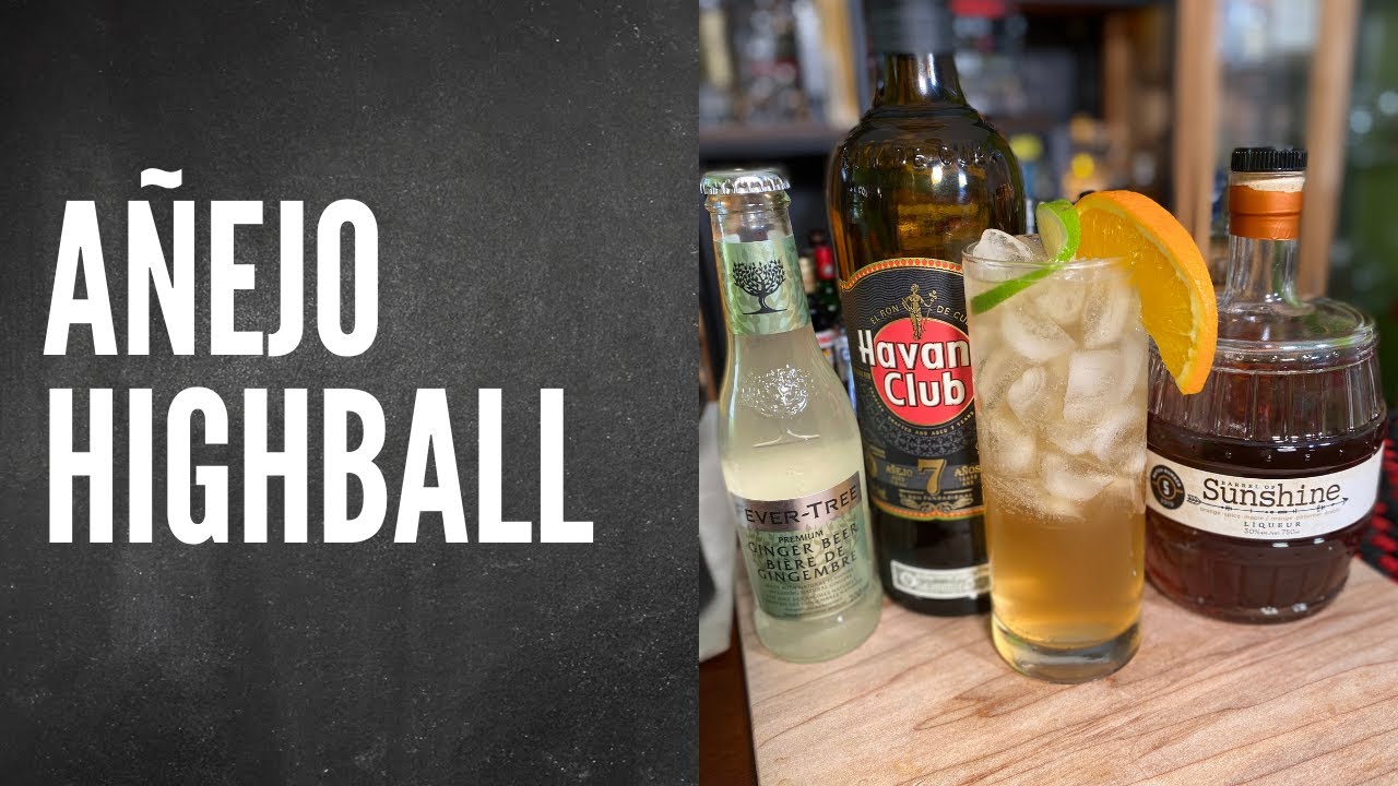 Añejo Highball Cocktail Recipe - How to make an Añejo Highball Cocktail | Difford's Cocktail Guide