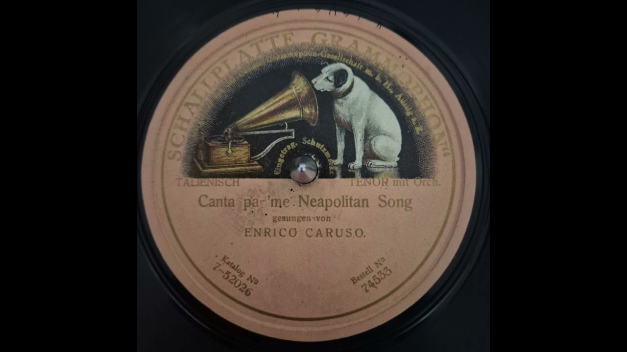 Enrico Caruso – Canta Pe' Me = Sing For Me