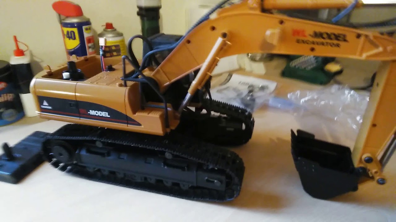 RC EXCAVATOR WL MODEL 16800 UNBOXING/REVIEW PART 1