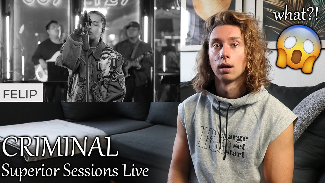FELIP - 'CRIMINAL' |SB19 Ken| (Superior Sessions Live) Performance Video | Singer Reaction!