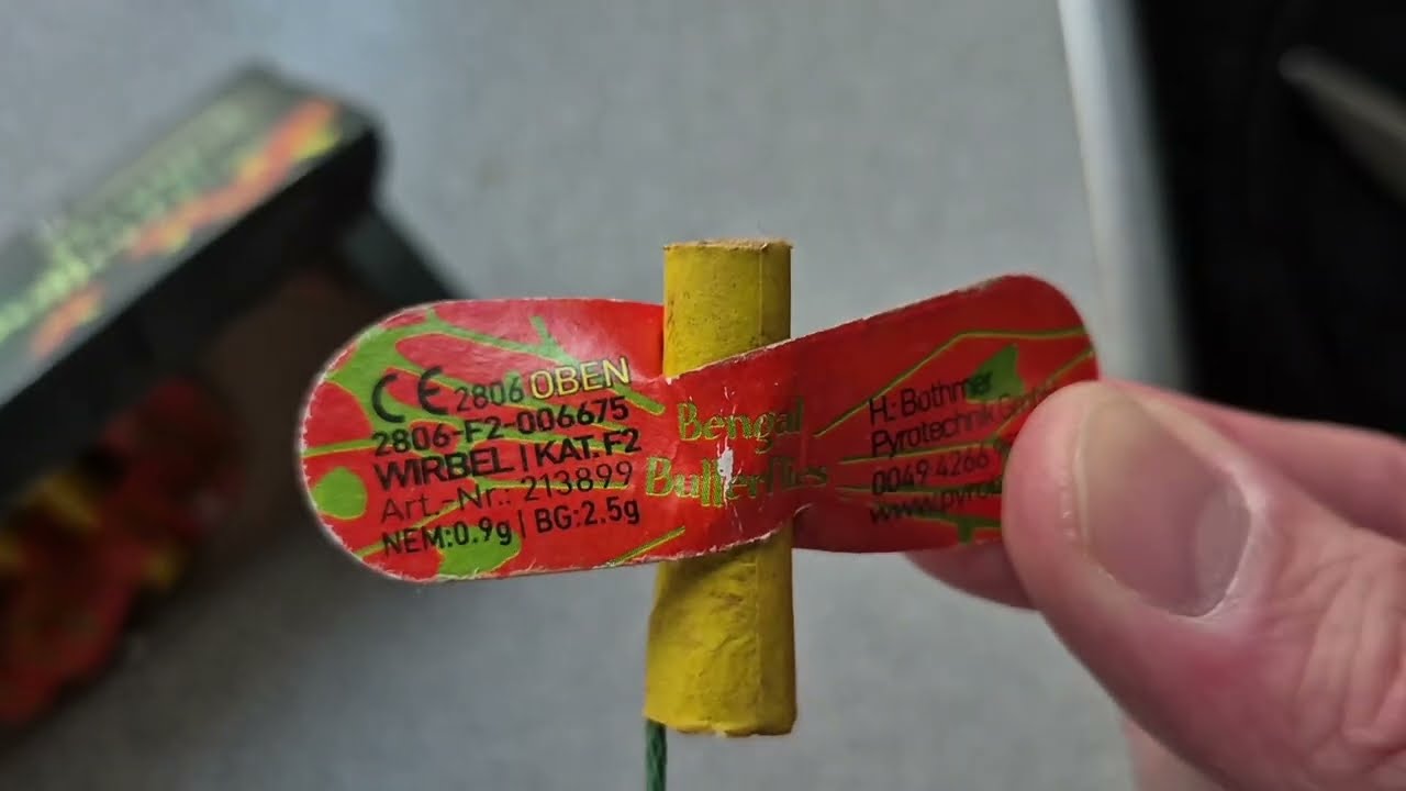 Feuerwerk das ganze Jahr 🔥 Pyroland Bengal Butterflies Testen