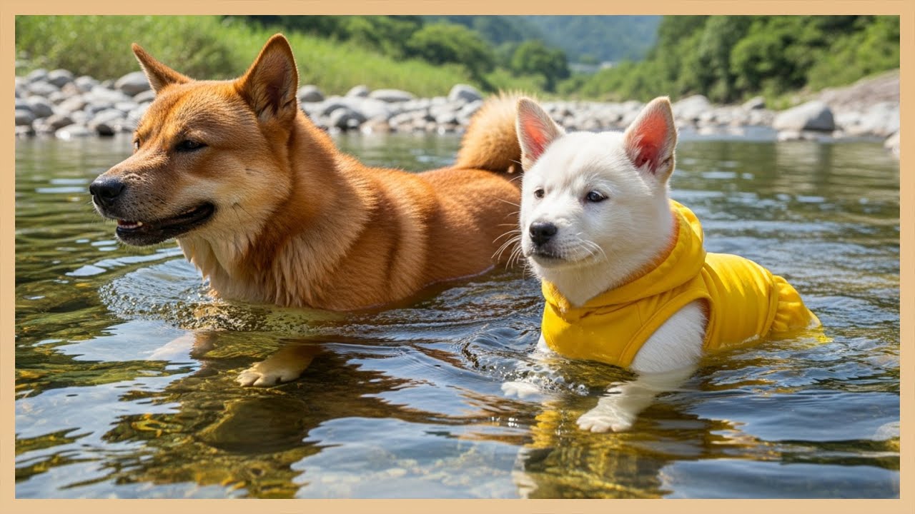 펜션 도착! 계곡에서 같이 물놀이해요! ☀️🌊