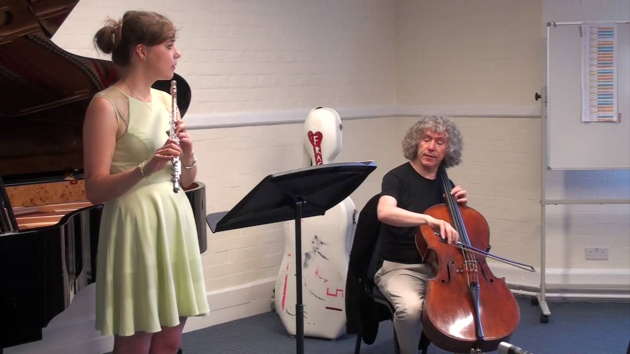 Franck Sonata for Flute 3rd mvnt. part 1 - Steven Isserlis Masterclass