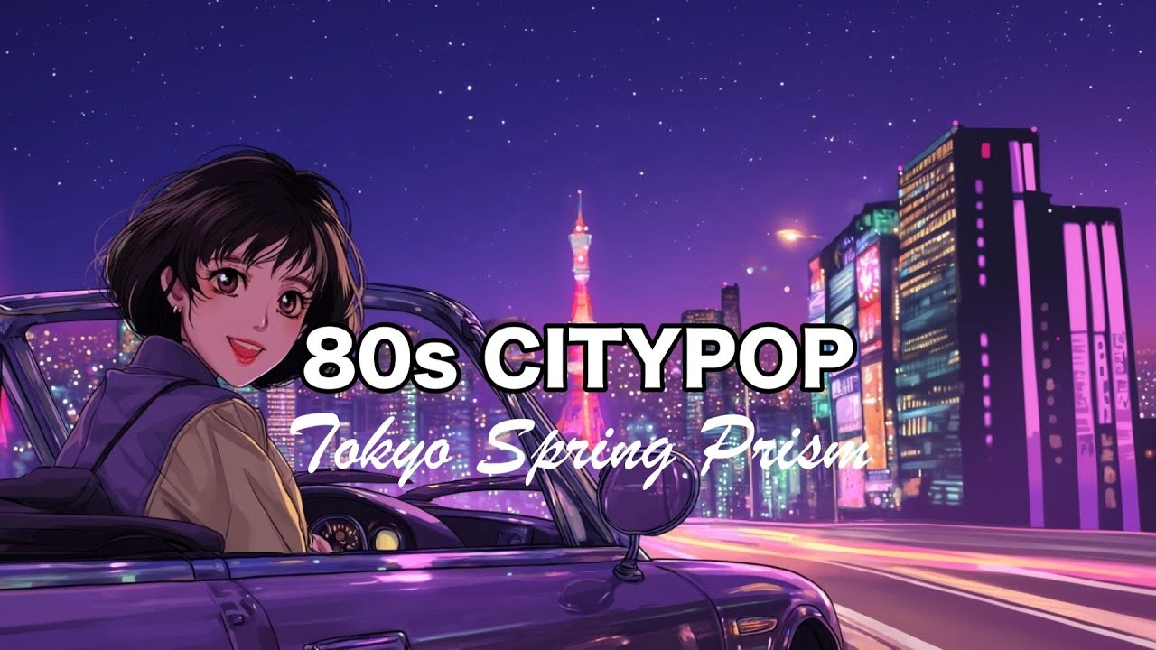 80s Japanese City Pop Mix 🌃  TOKYO SPRING PRISM 🌸 Retro Aesthetic Night Drive Playlist 1980s Japan