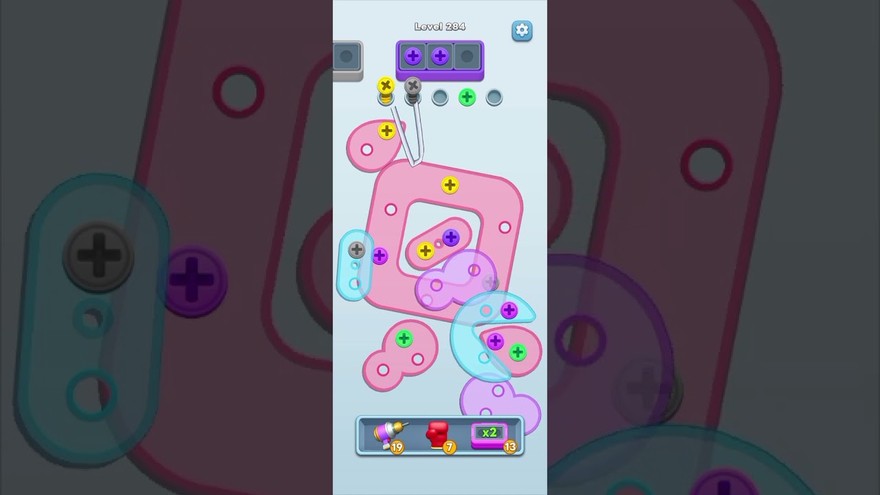 Screw Frenzy Level 282 - 287 #games #screwpuzzle #gaming #androidgame #gameplay #mobilegame