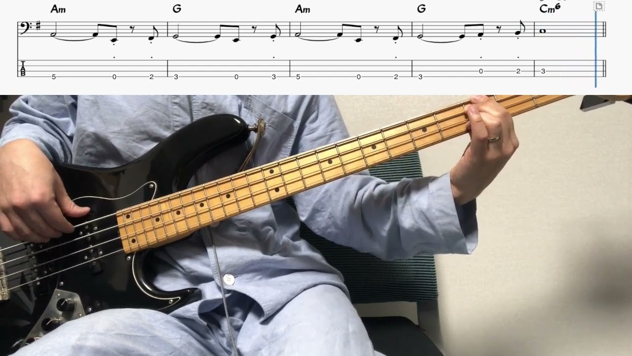 After Thrill Is Gone - Eagles Bass Cover & Backing Track (Bass Tab)