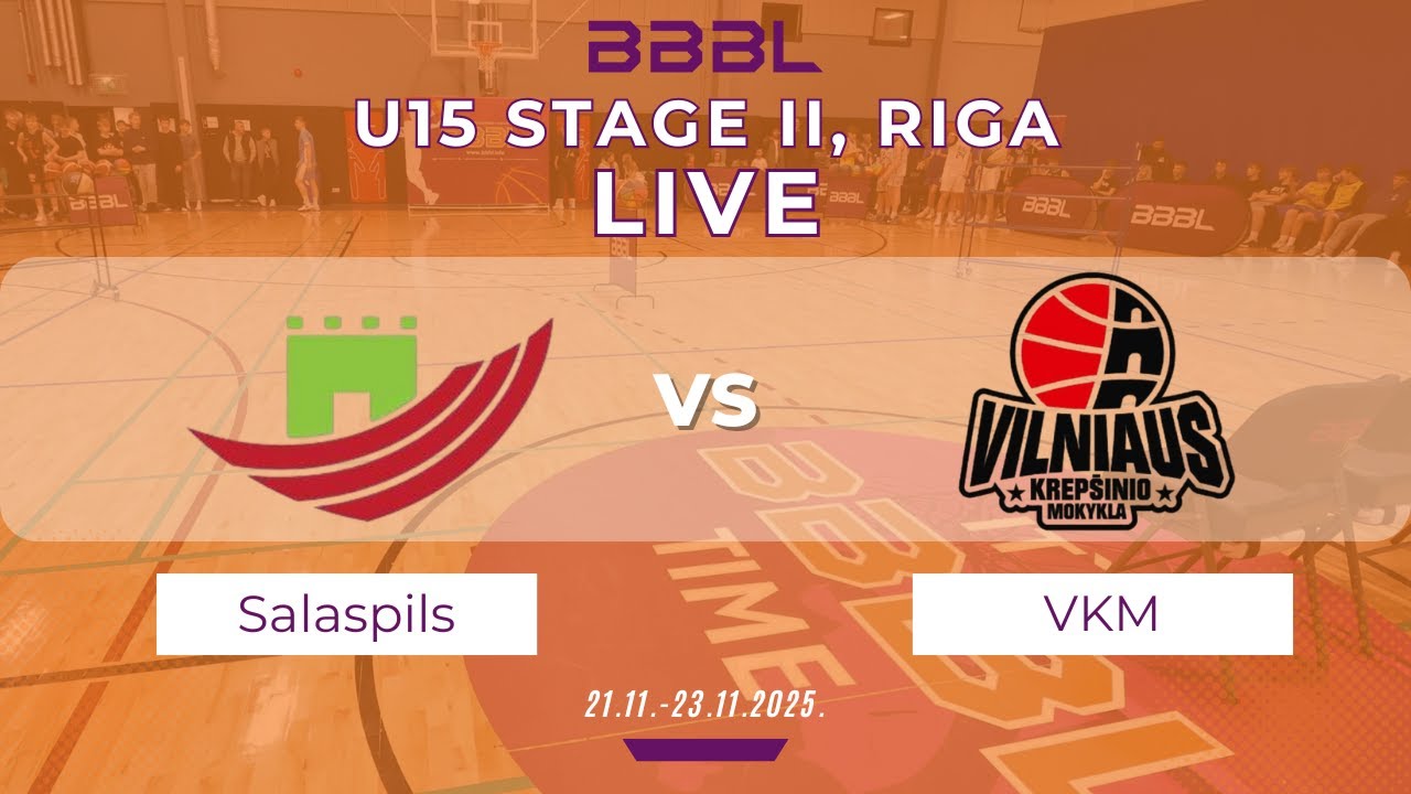 Salaspils 2011 vs Vilniaus KM 2011 | BBBL Boys U15