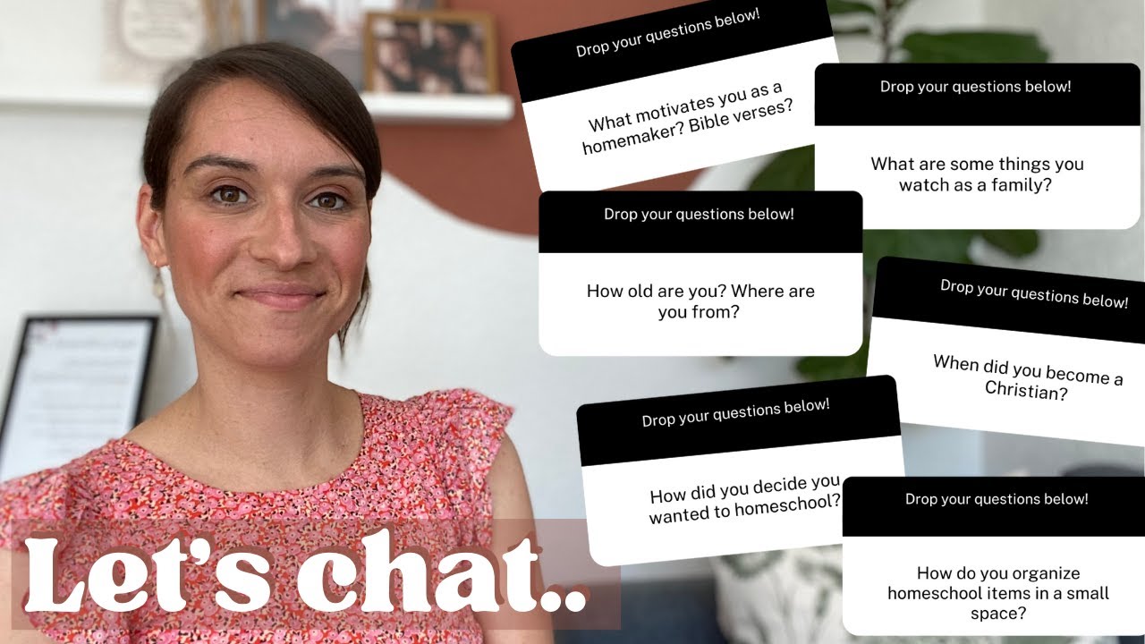 Homemaker's chat | What motivates me, why do we homeschool and more!