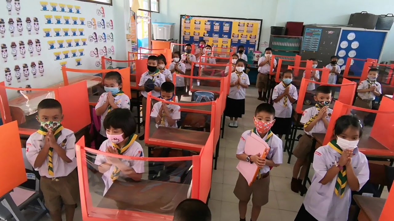 9 ก.ค 63 บรรยากาศโรงเรียนเทศบาลวัดโขดทิมทาราม