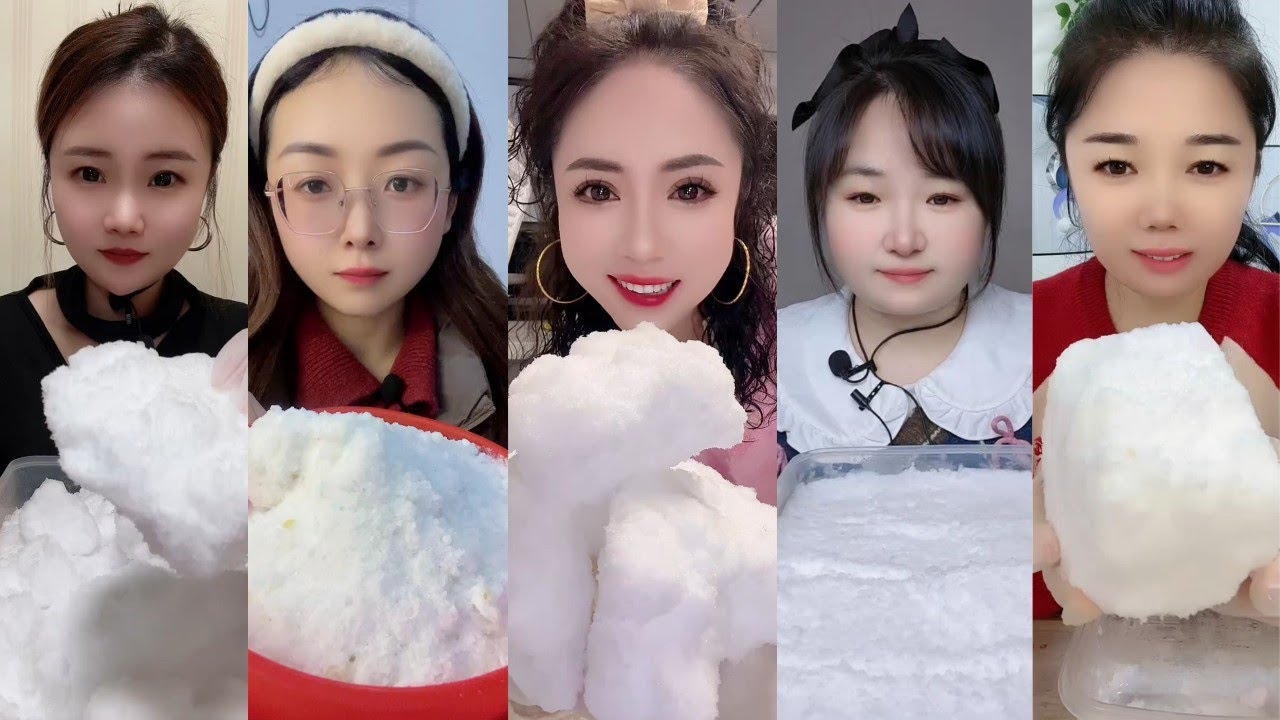 ASMR ICE EATING || FREEZER FROST EATING || SATISFYING SQUEAKY SOFT CRUNCHY FROST BITES ASMR🧊