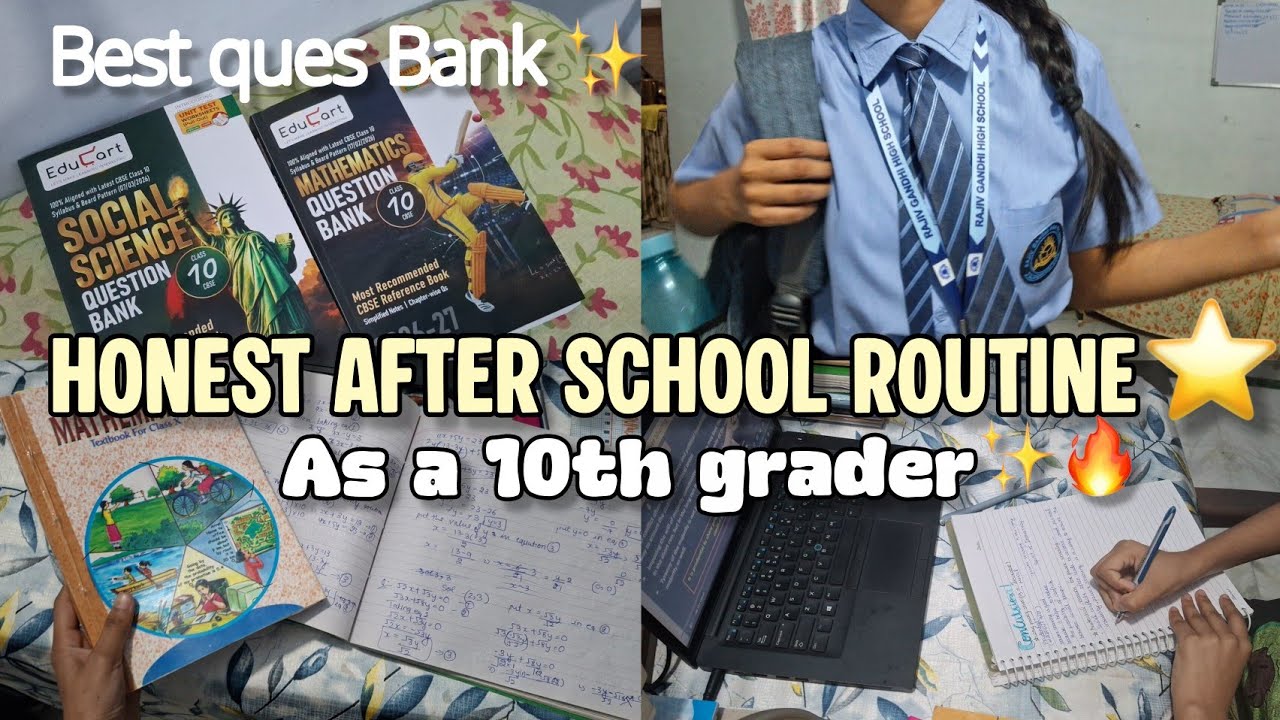 HONEST AFTER SCHOOL ROUTINE! ⭐ AS A 10TH GRADER ✨🔥#10th