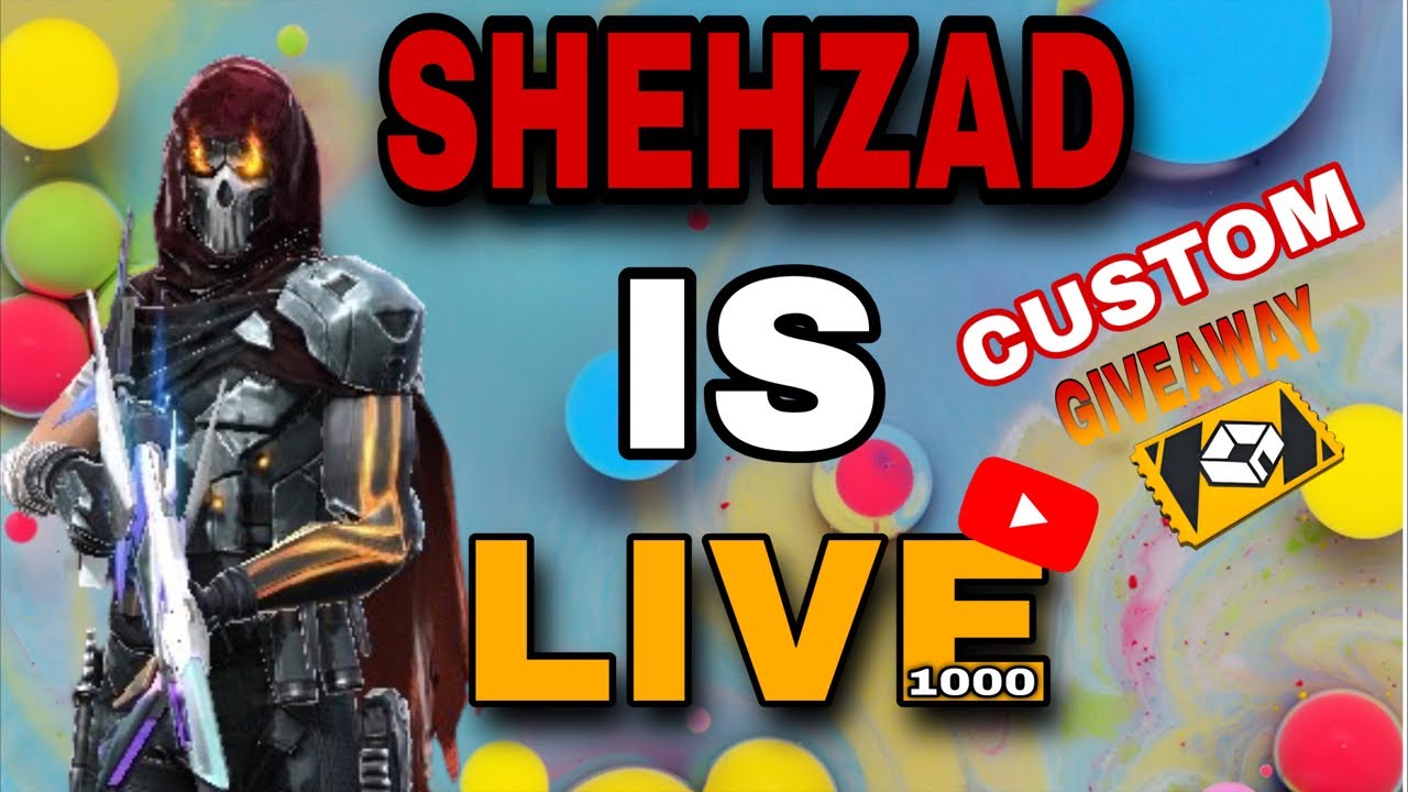 SHEHZAD IS LIVE 🔴 /BATTLE ROYALE Rank puch/GAREANA FREEFIRE TARGET 🎯 800 inshallah #shehzadgamer