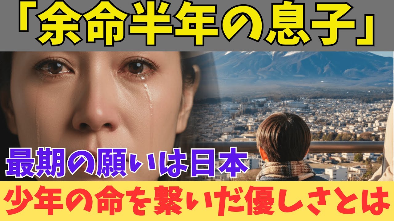 静まり返った病室に響いた、10歳の少年アキラの願い。「お父さん、お母さん、お願い、僕を日本に連れて行って。」　　　　　　　　　　　　　　　　　　　【海外の反応】【日本人】【2チャンネル】