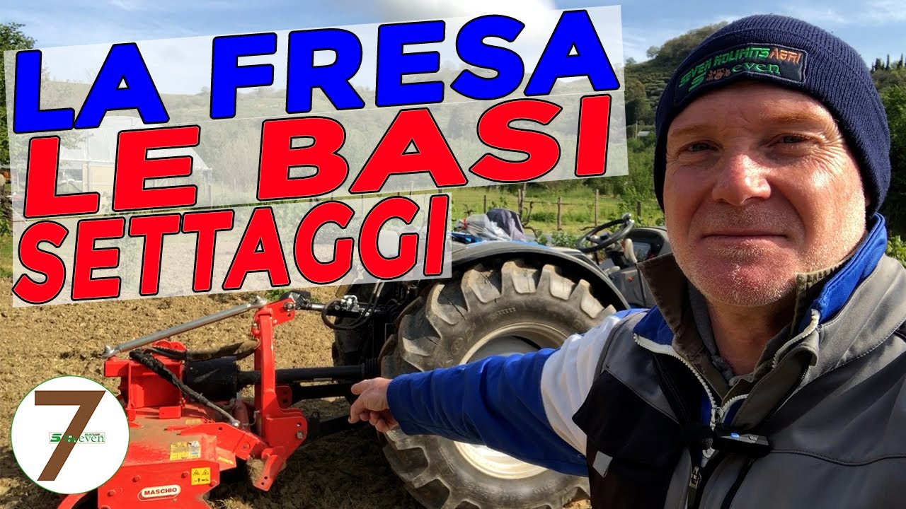 Fresare le BASI e SETTAGGI Landini Rex Fresa Maschio