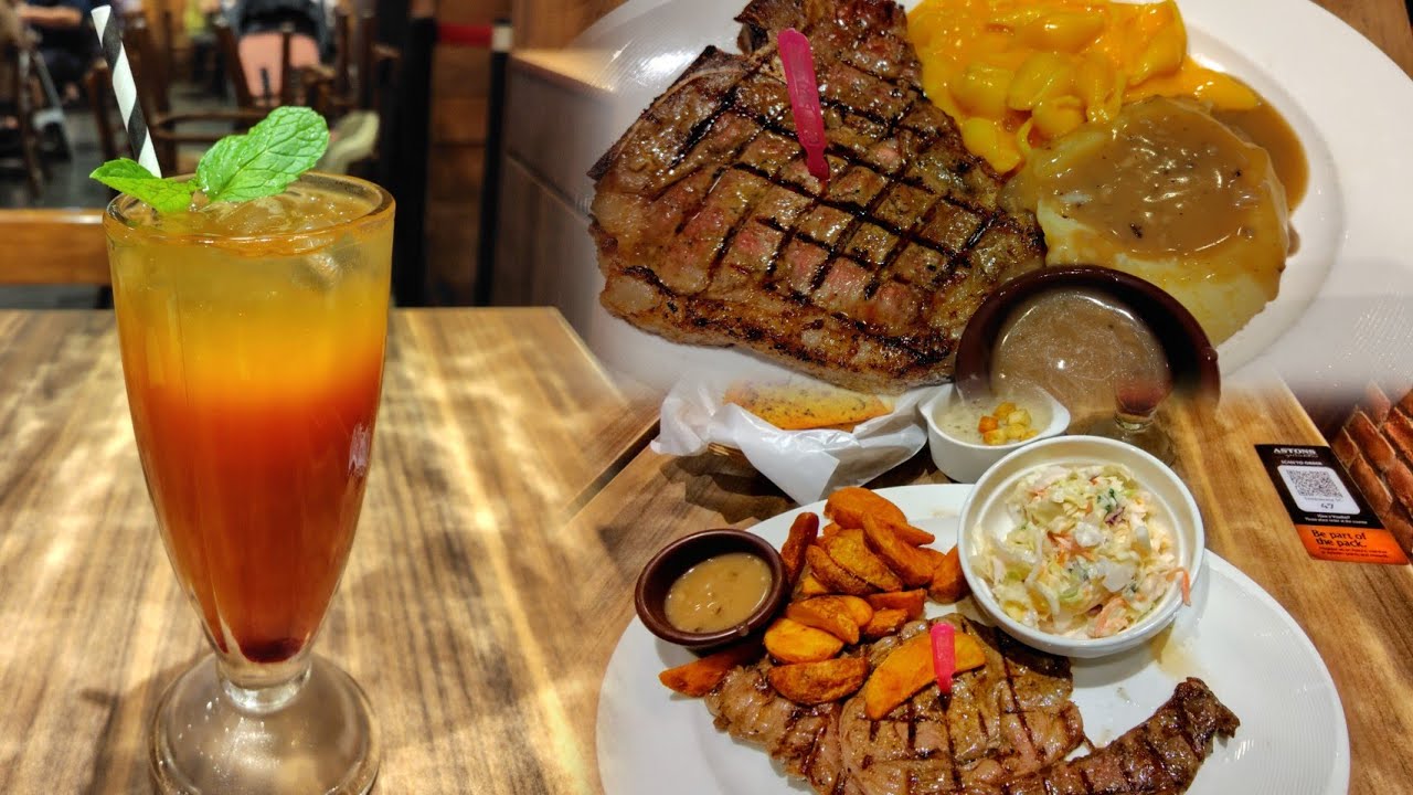 Dinner at Astons #steak #yt 