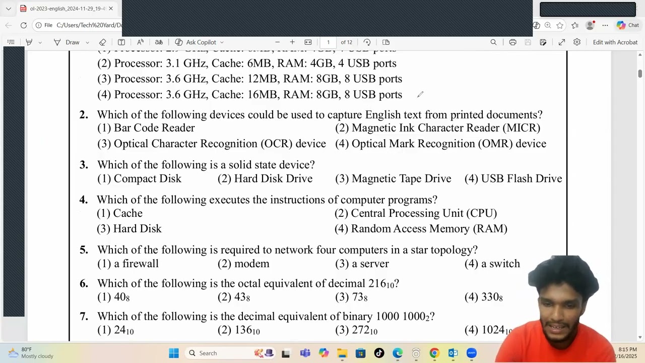 2023 O/L ICT Paper discussion / Full paper discussion part I and II