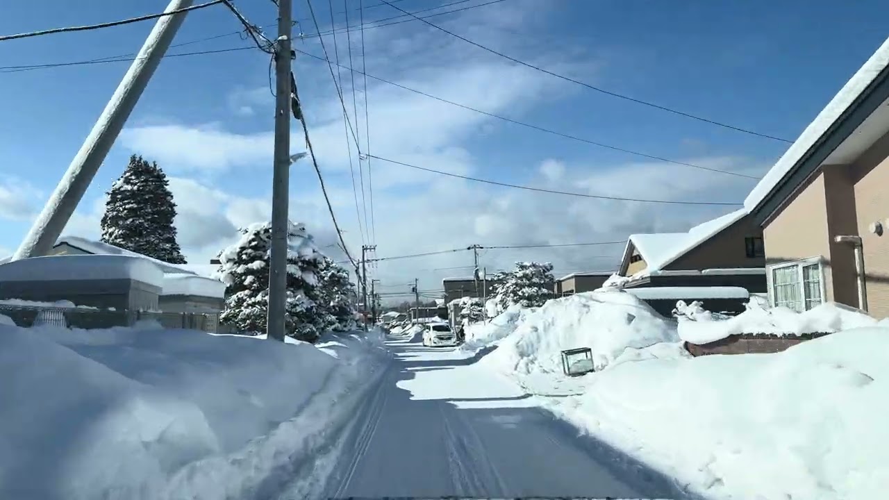 冬の生活道路