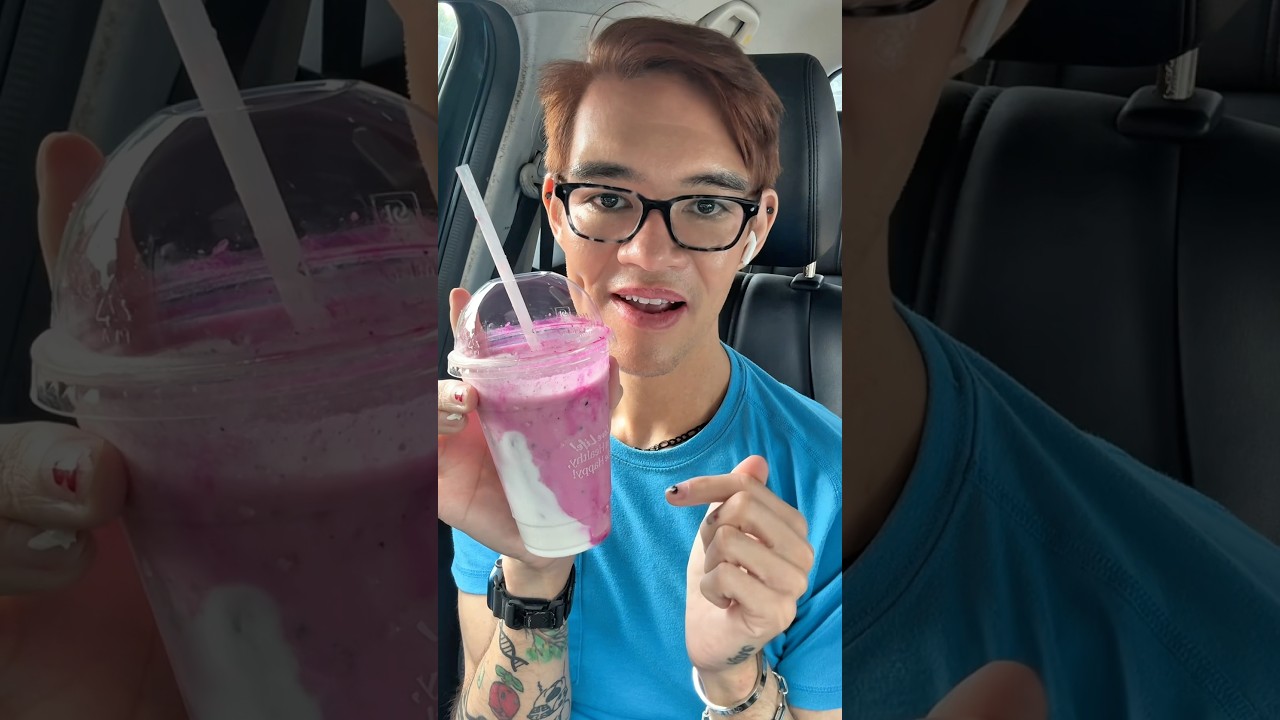 BretmanRock X DowntoEarth! Так вкусно 💯 #bretmanrock #downtoearth #daislanddragon #dtesmoothie #f...