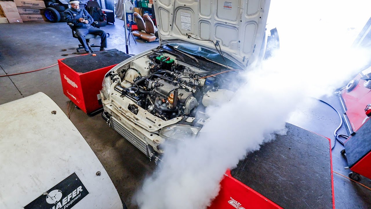 Turbo Civic EG BLOWS UP On the Dyno..