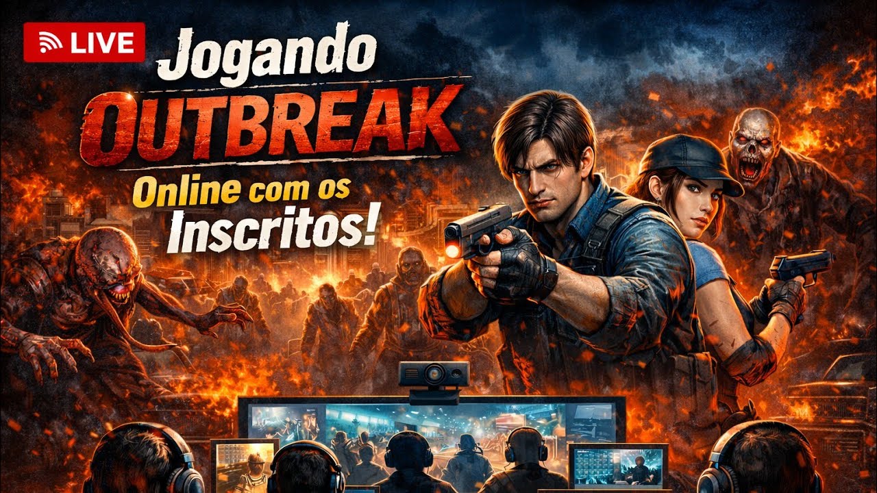 JOGANDO Outbreak ONLINE com os INSCRITOS!