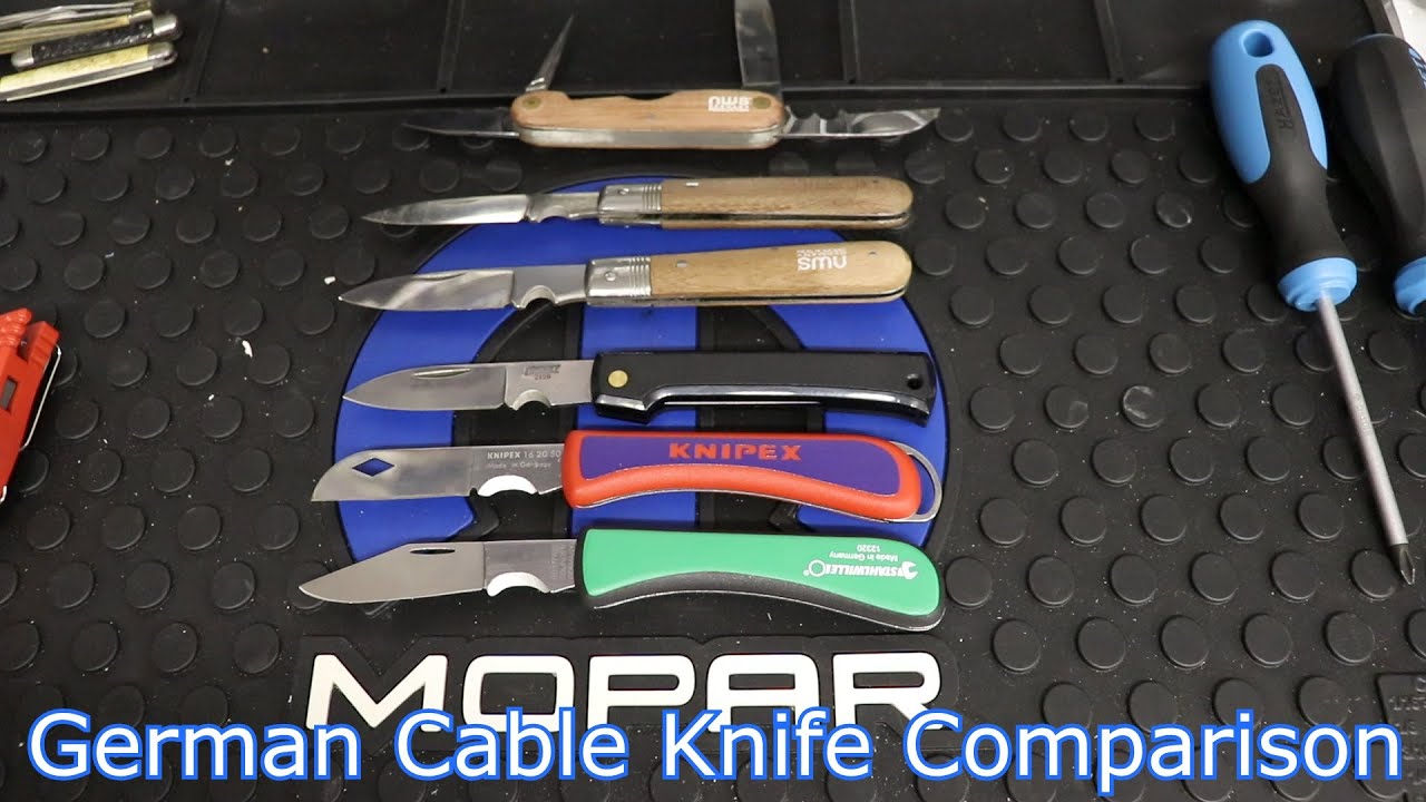 German Cable Knife Comparison: Gedore, Hazet, NWS, Knipex, and Stahlwille!