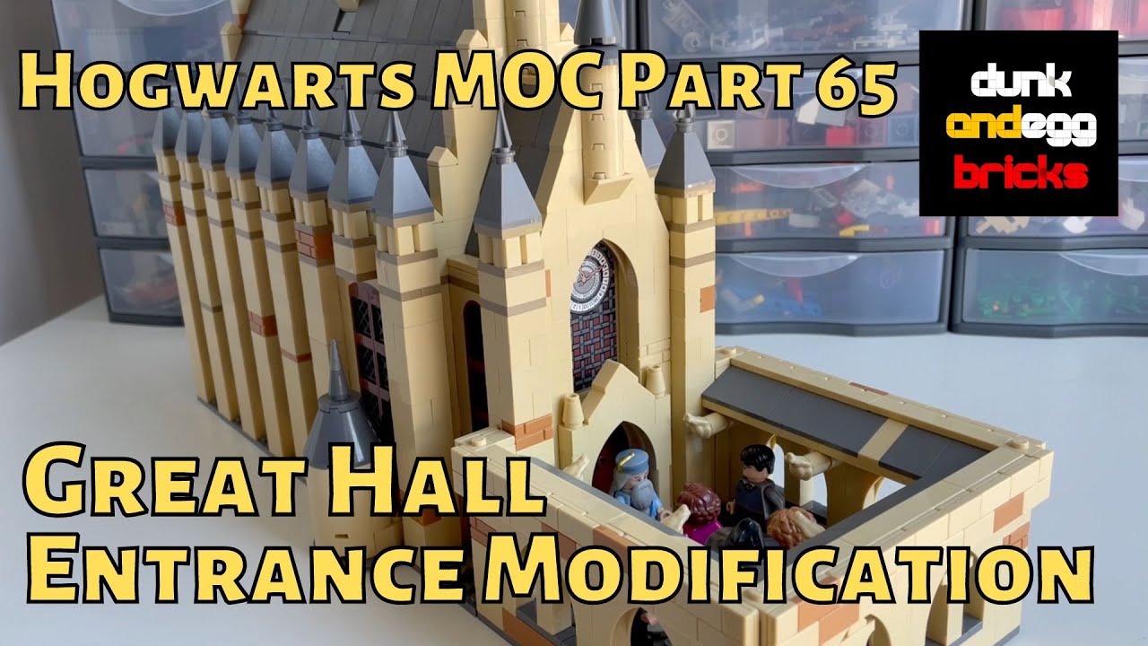 LEGO Harry Potter Hogwarts MOC Part 65 - Great Hall Entrance MOD