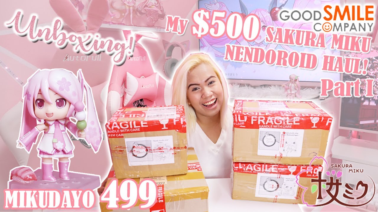 $500 Sakura Miku HAUL Part 1/4 | Good Smile Company Nendoroid 桜ミク | Review and Unboxing 33