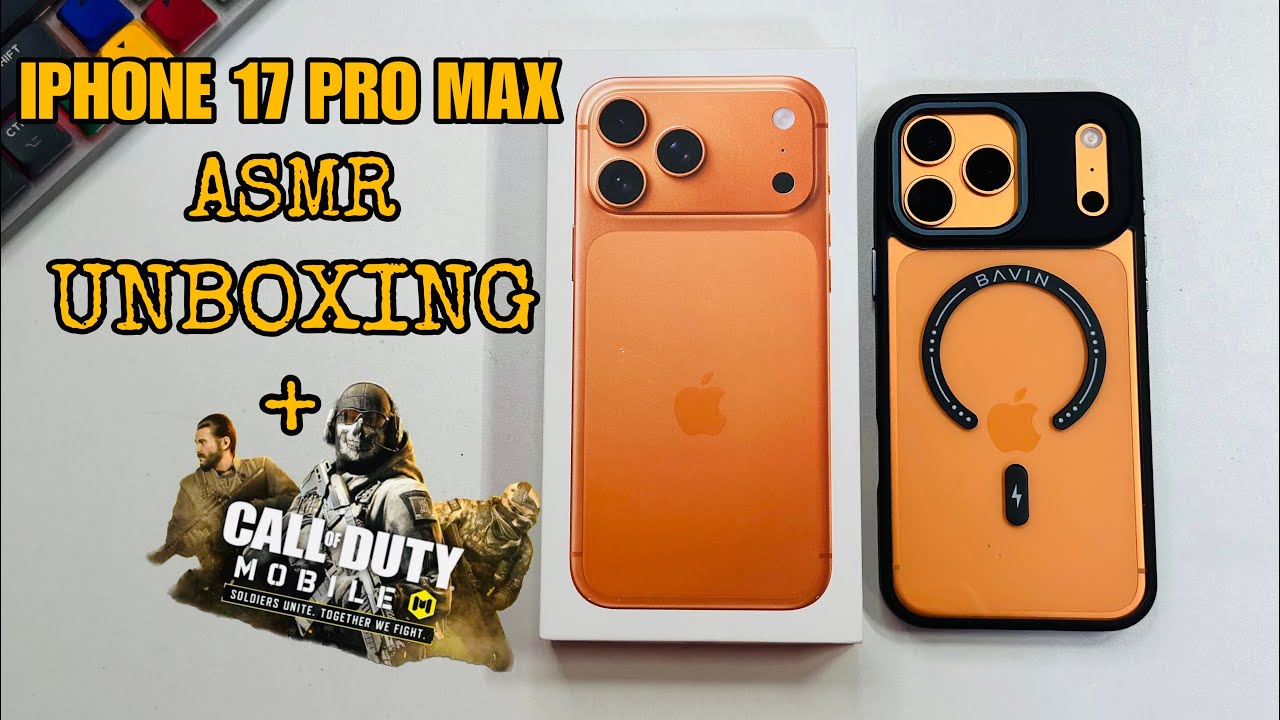 iPhone 17 Pro Max Unboxing & Game Test | ASMR Edition 😌🎮