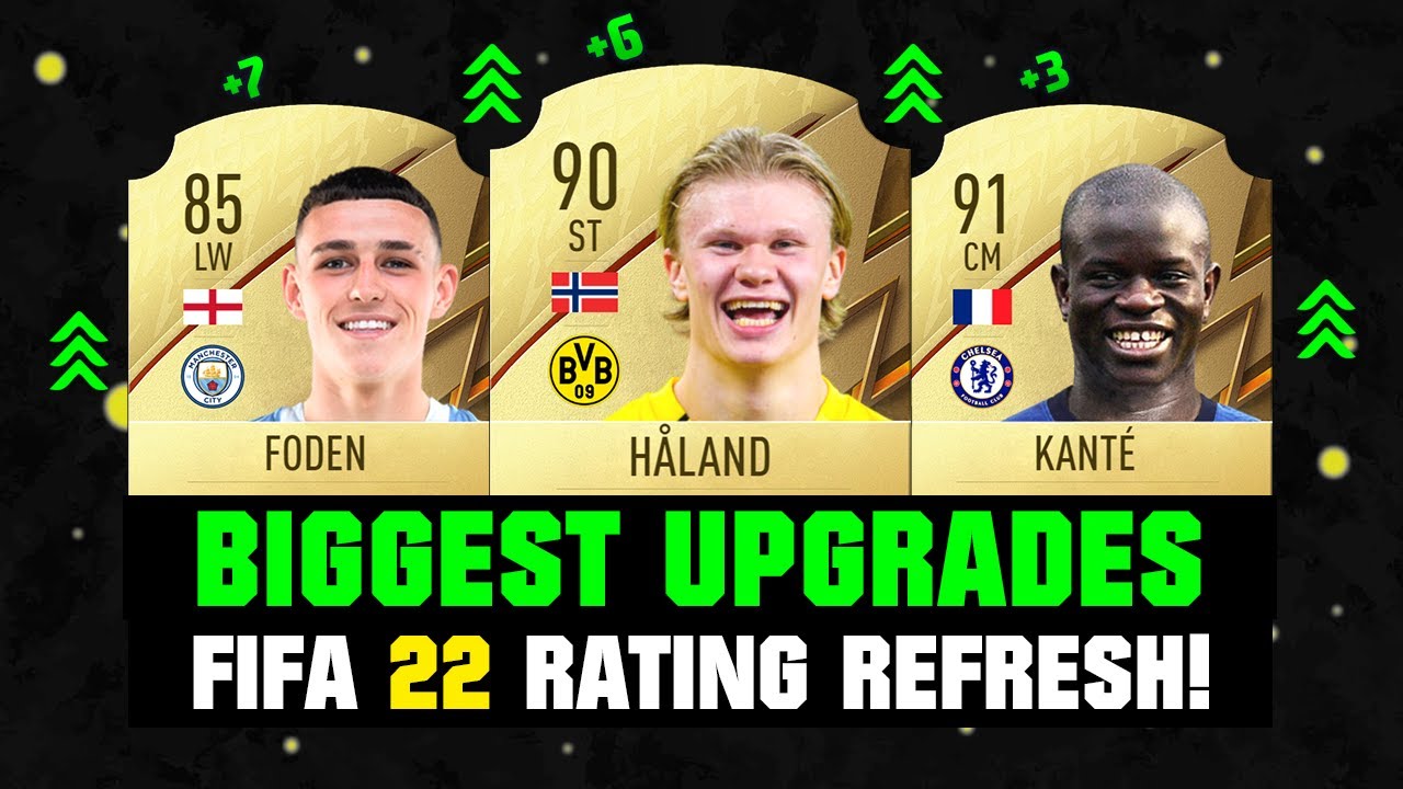 FIFA 22 | BIGGEST RATING UPGRADES! 😱🔥 ft. Haaland, Kante, Foden...